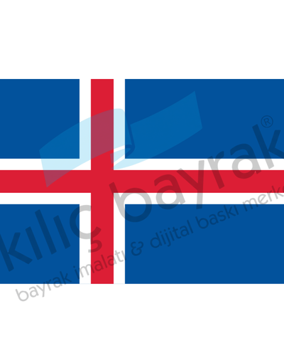 İzlanda Ülke Bayrağı